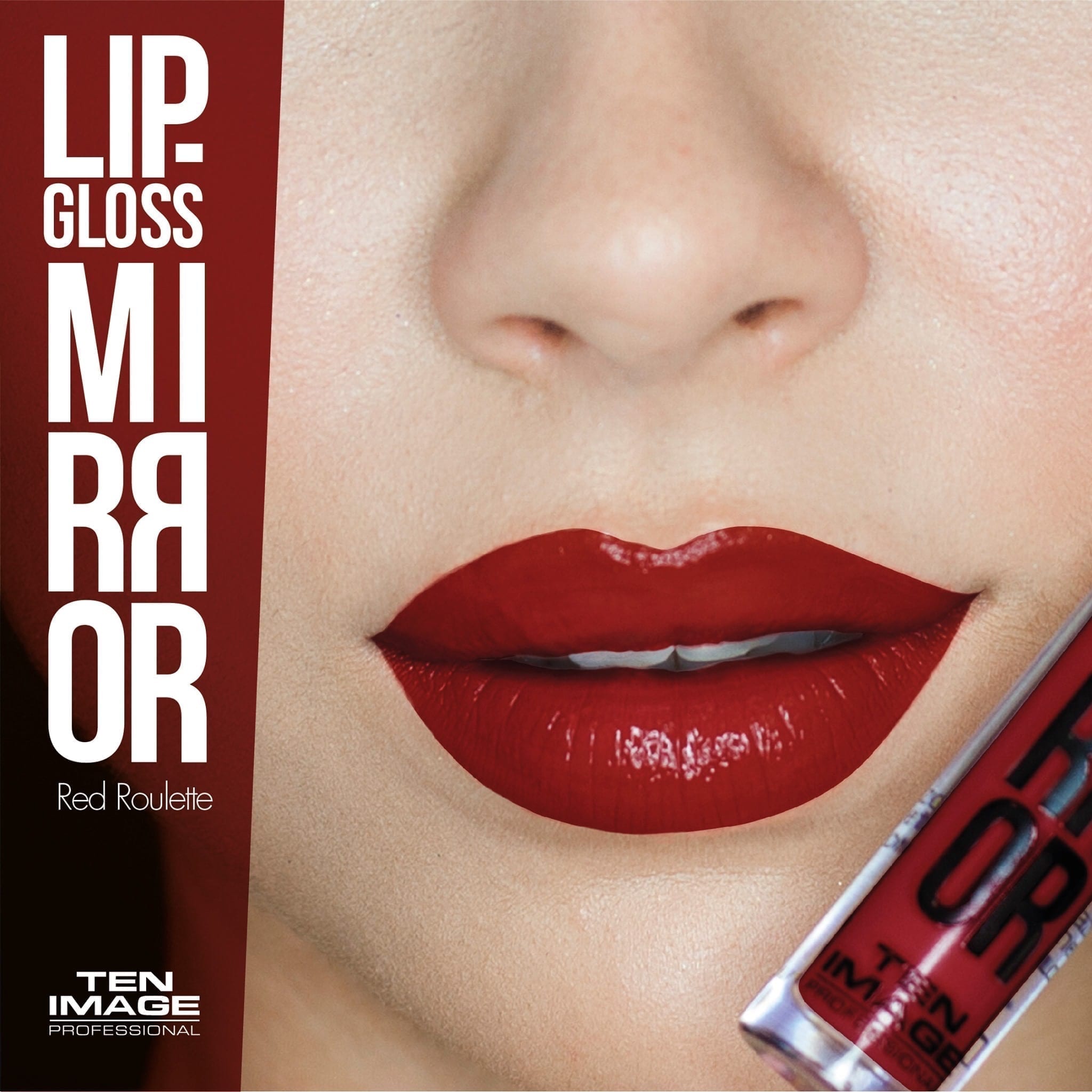 ML-01 Red Roulette - Mirror Lip Gloss - Ten Image Professional ML-01 Red Roulette - Mirror Lip Gloss - Ten Image Professional