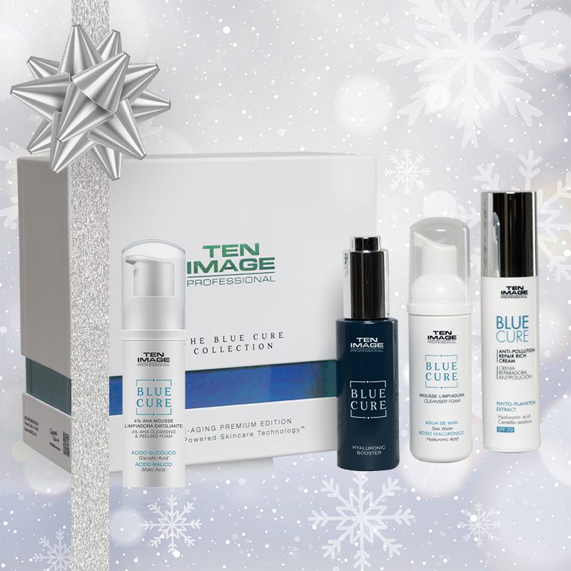 Ten Image Professional – The Blue Cure Collection + Exfoliating Mousse – Gift Pack